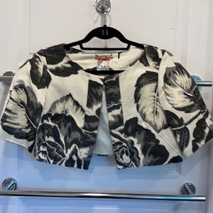 Yoana Barashi brocade crop jacket